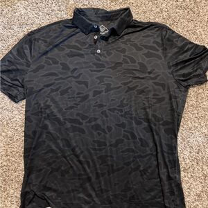 BURLEBO Dark Camo Polo Shirt